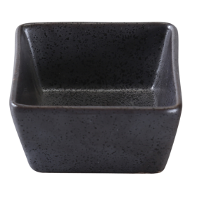 Ramekin 4 oz Square Diamond Black