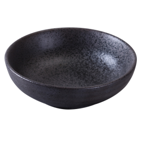 Dip Bowl 9 oz Round Diamond Black