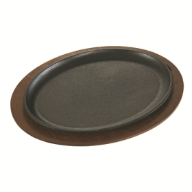 Cast Iron Oval Serving Griddle