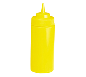 Squeeze Bottle 8 oz Yellow