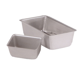 Loaf Pan 5" x 10" x 4" Aluminum