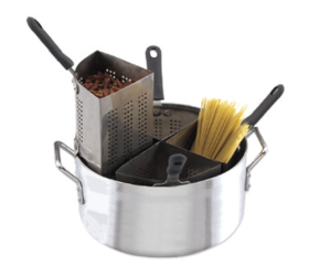 Pasta Cooker 12 qt with 4 Insets