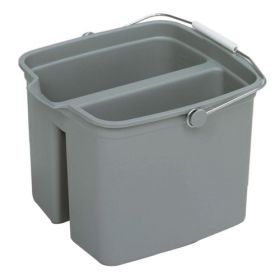 Bucket 16 Quart Divided Gray