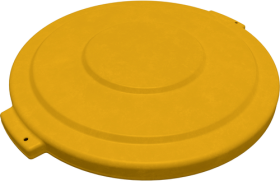 Bronco Lid 32 Gallon Yellow