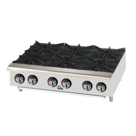 Hotplate 6 Burner Nat/LP Gas