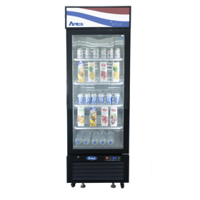 Merchandiser Refrigerator 1 Door Black