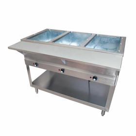 Hot Food Table 3 Well Open 120v