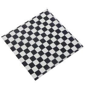 Fry Paper 12" x 12" Black Checkerboard