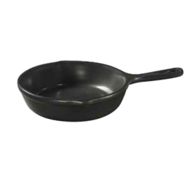 Skillet 12 oz Ovenware Black Iron Glaze