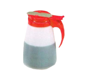 Syrup Server 32 oz Plastic Almond Top