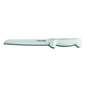 Bread Knife 8", White Handle