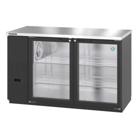 Back Bar Cooler 2 Glass Doors 60"