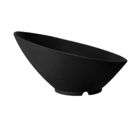 Bowl 24 oz Black Melamine