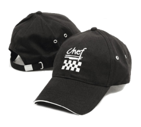 Chef's Baseball Cap Black