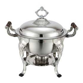 Chafer 6 Quart Round SS Crown