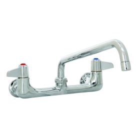 Faucet 8" Center 12" Nozzle Wall Mount