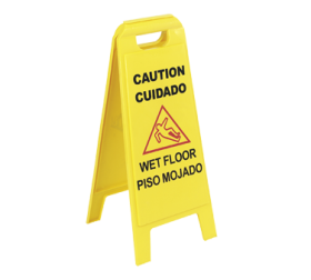 Sign Wet Floor Yellow