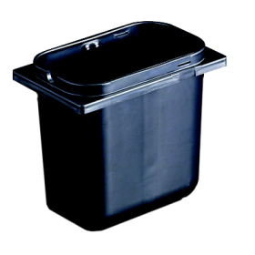 Fountain Jar 2.5 Quart Plastic Black