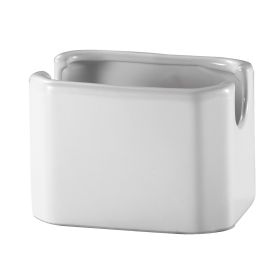 Sugar Packet Holder White Ceramic