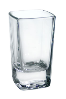 Shot Glass 2 3/4 oz Square Arcoroc