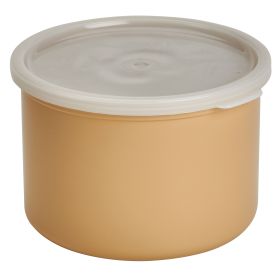 Crock 1.5 Quart with Lid Beige