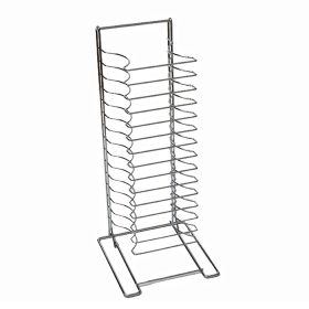 Pizza Pan Rack 15 Shelves Chrome