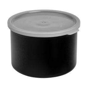 Crock 1.5 Quart with Lid Black