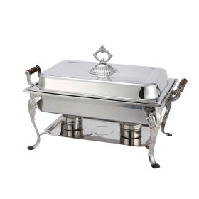 Chafer 8 Quart Full Size SS Crown