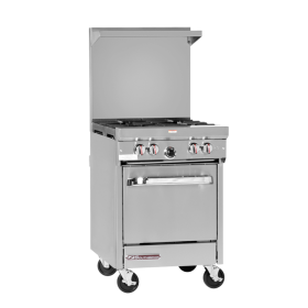 Range 24" 4 Burner 1 Oven Natural Gas