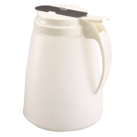 Syrup Server 48 oz Plastic Almond Top