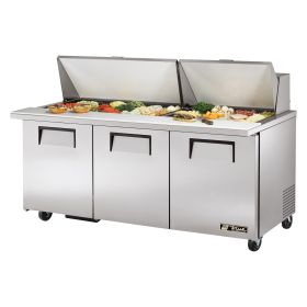 Sandwich Unit 3 Door 72" Mega Top 115v