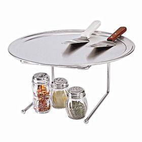 Pizza Pan Rack Single Shelf Chrome