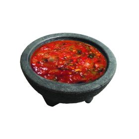 Salsa Dish Molcajete 10 oz Black