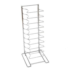 Pizza Pan Rack 11 Shelves Chrome