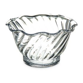 Dessert Bowl 5 oz Swirl Clear