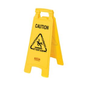 Sign Wet Floor Yellow Multi Lingual