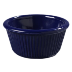 Ramekin 3 oz Fluted Cobalt Blue