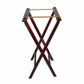 Tray Stand 32 3/4" Mahogany