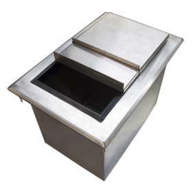 Ice Bin Drop In 34" x 18" Sliding Lid