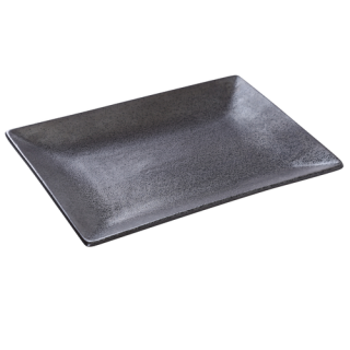Appetizer Plate 8" Diamond Black
