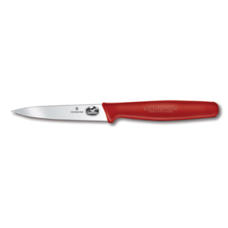 Paring Knife 3 1/4", Red Handle