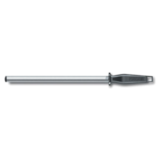 Butcher Steel 12" Diamond, Black Handle