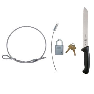 Bread Knife 8" with 30" Leash Kit