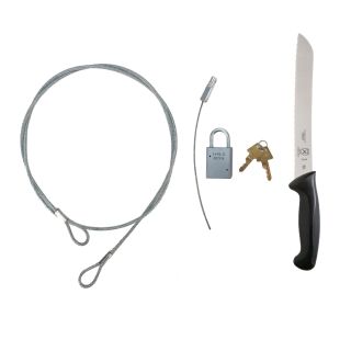 Bread Knife 8" with 60" Leash Kit
