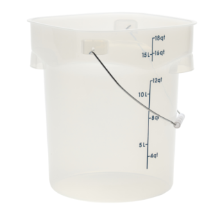 FreshPro Pail w/Bail 18 quart Round