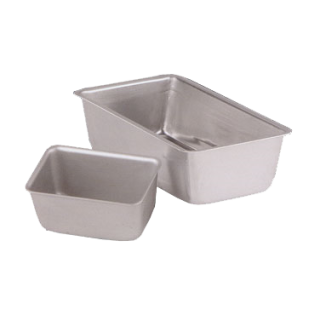 Loaf Pan 5" x 10" x 4" Aluminum