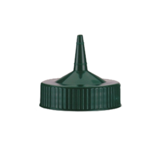 Squeeze Bottle Cap Green Wide Mouth