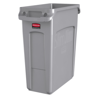 Trash Receptacle 16 Gallon Gray