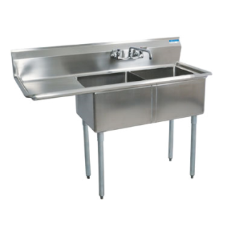 Sink 2 Comp 16" x 20" with Left