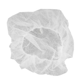 Bouffant Cap 21" White